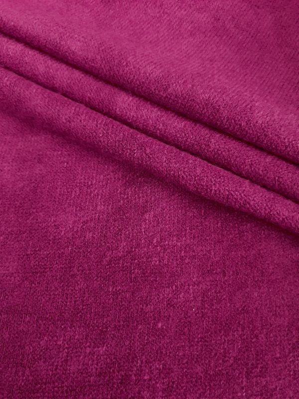 Garnet pink material for Callie a Dahla winter hairless headwear